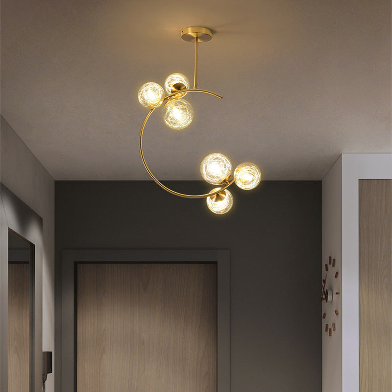 ScandiGlobe | Curved Globe Design Scandinavian Ceiling Light