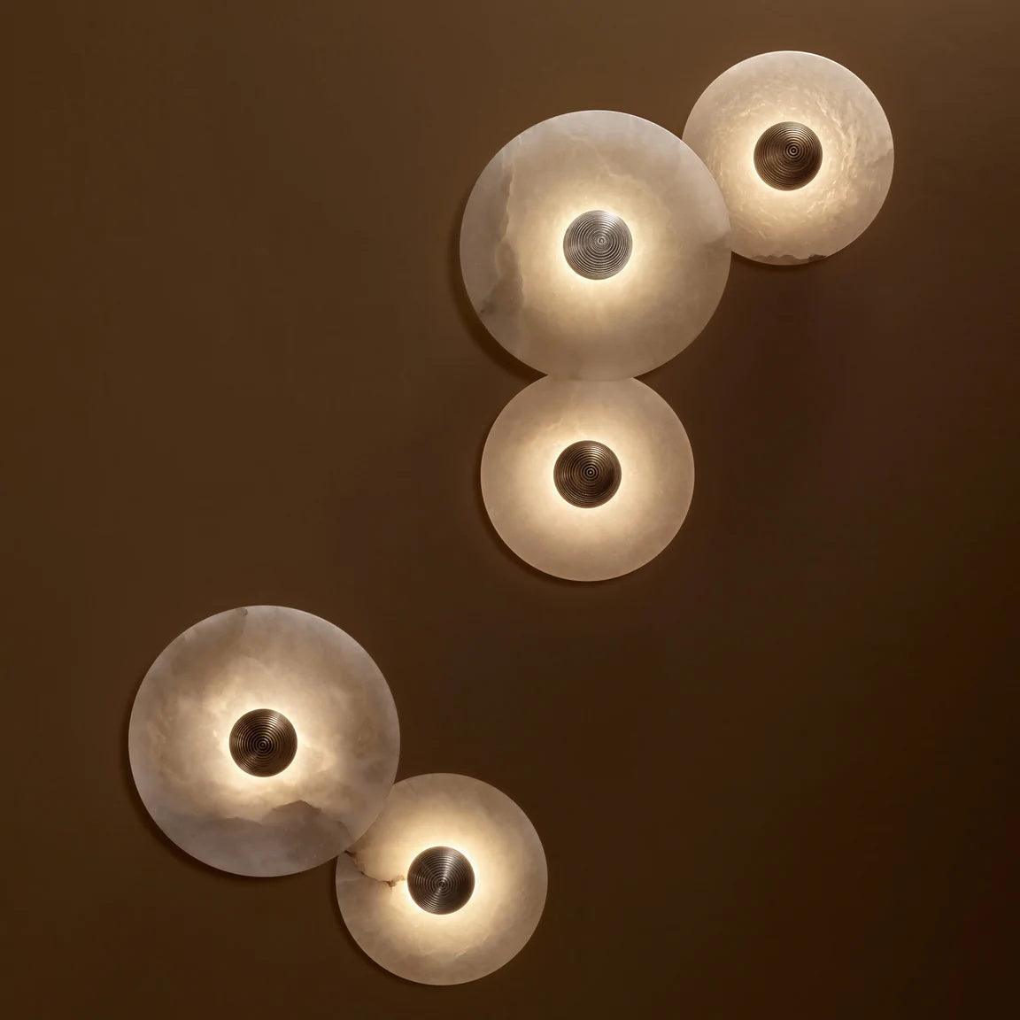WallGlow | Stylish Round LED Flush Mount Wall Light