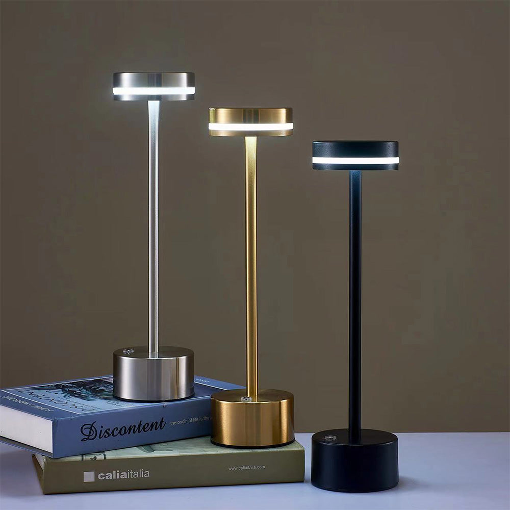 Alder | I-Shaped Rechargeable Touch Table Lamp