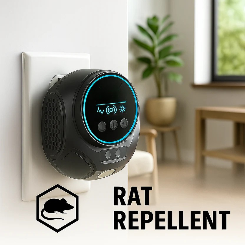 Ultrasonic Rodent Repellent Plug-In for Home and Garden