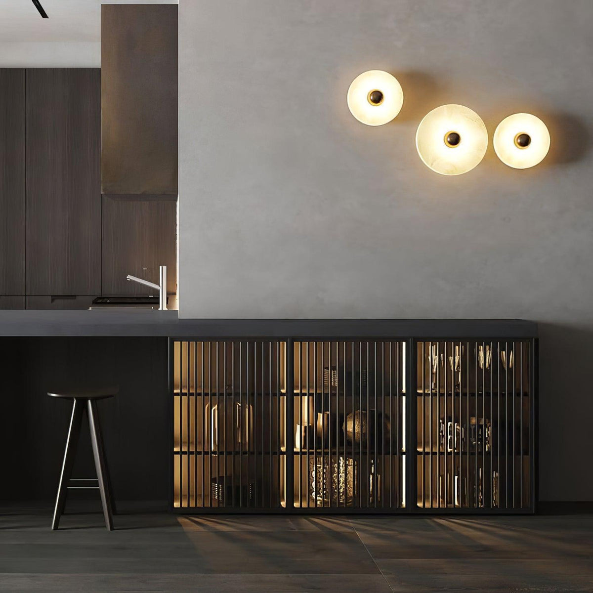 WallGlow | Stylish Round LED Flush Mount Wall Light