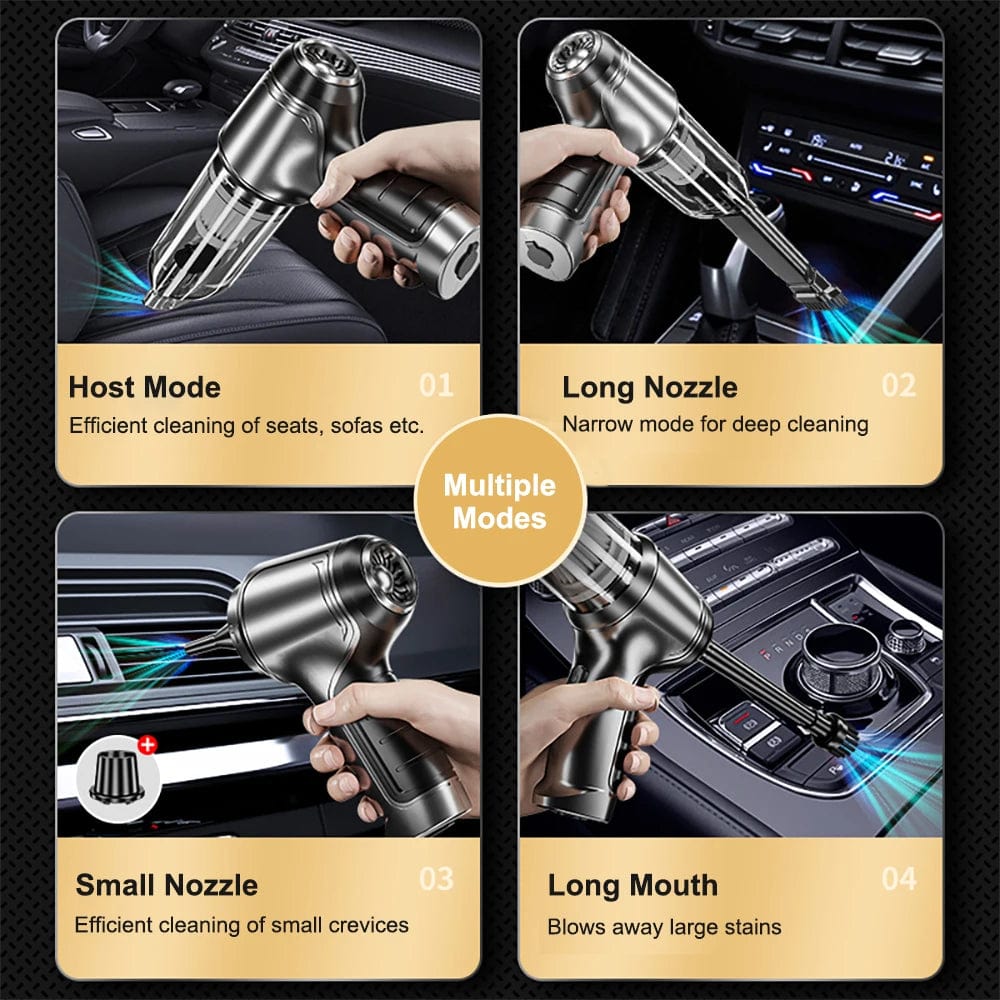 Handheld Car Vacuum Cleaner – Compact & Powerful Cordless Auto Vacuum