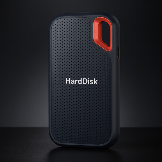 1TB Portable External SSD with Lanyard Loop and USB-C for PC
