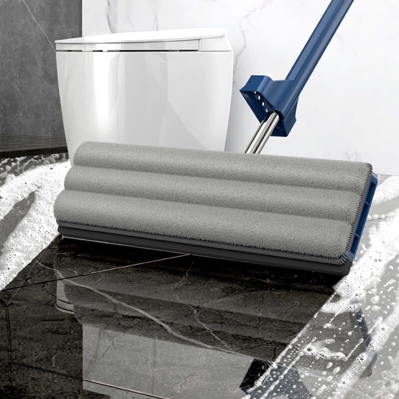 WieldPro | Self-Wringing Microfiber Flat Mop with Collapsible Bucket