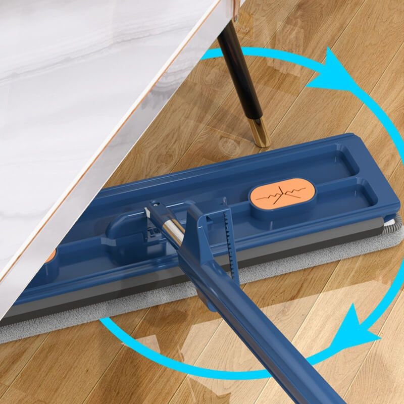WieldPro | Self-Wringing Microfiber Flat Mop with Collapsible Bucket
