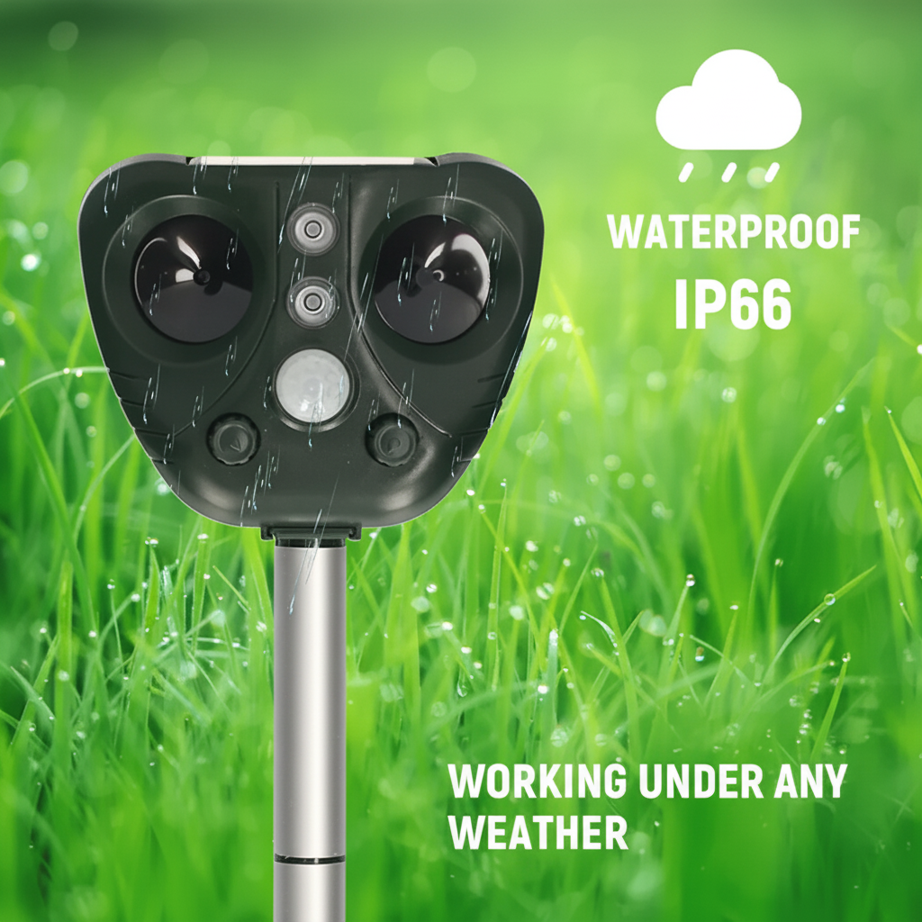 ShieldZone | Motion-Activated Solar Ultrasonic Animal Repeller