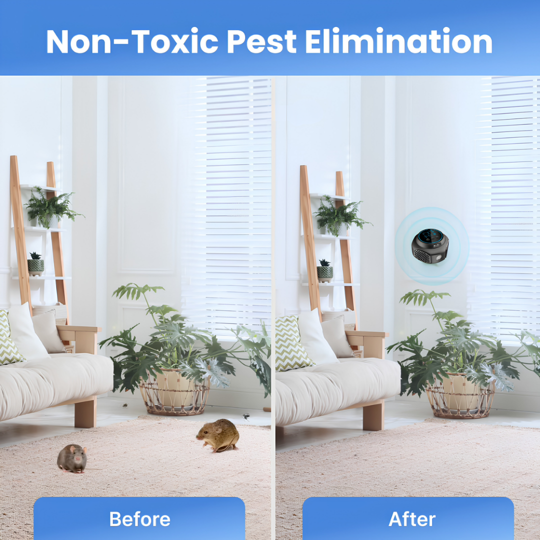 Ultrasonic Rodent Repellent Plug-In for Home and Garden