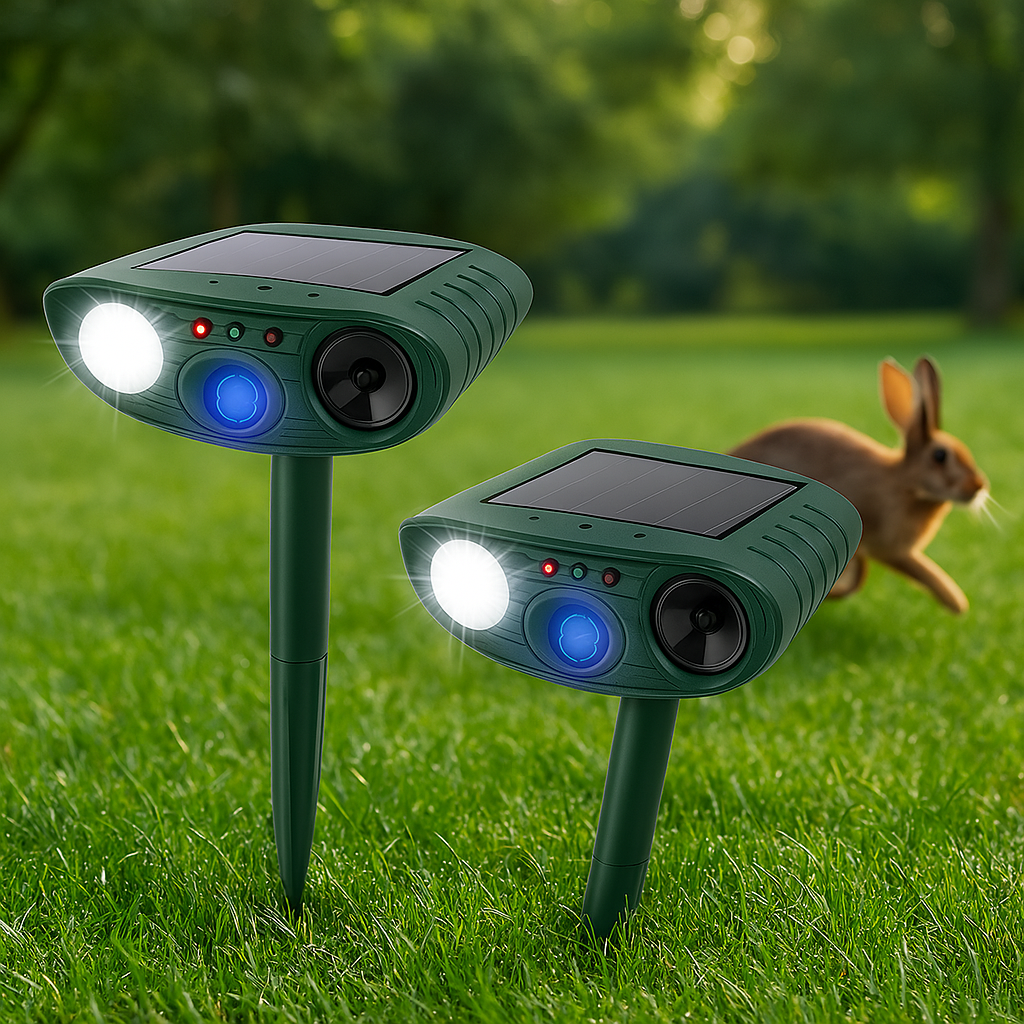AviGuard | Deterrent Humane Solar-Powered Ultrasonic Rabbit Repeller