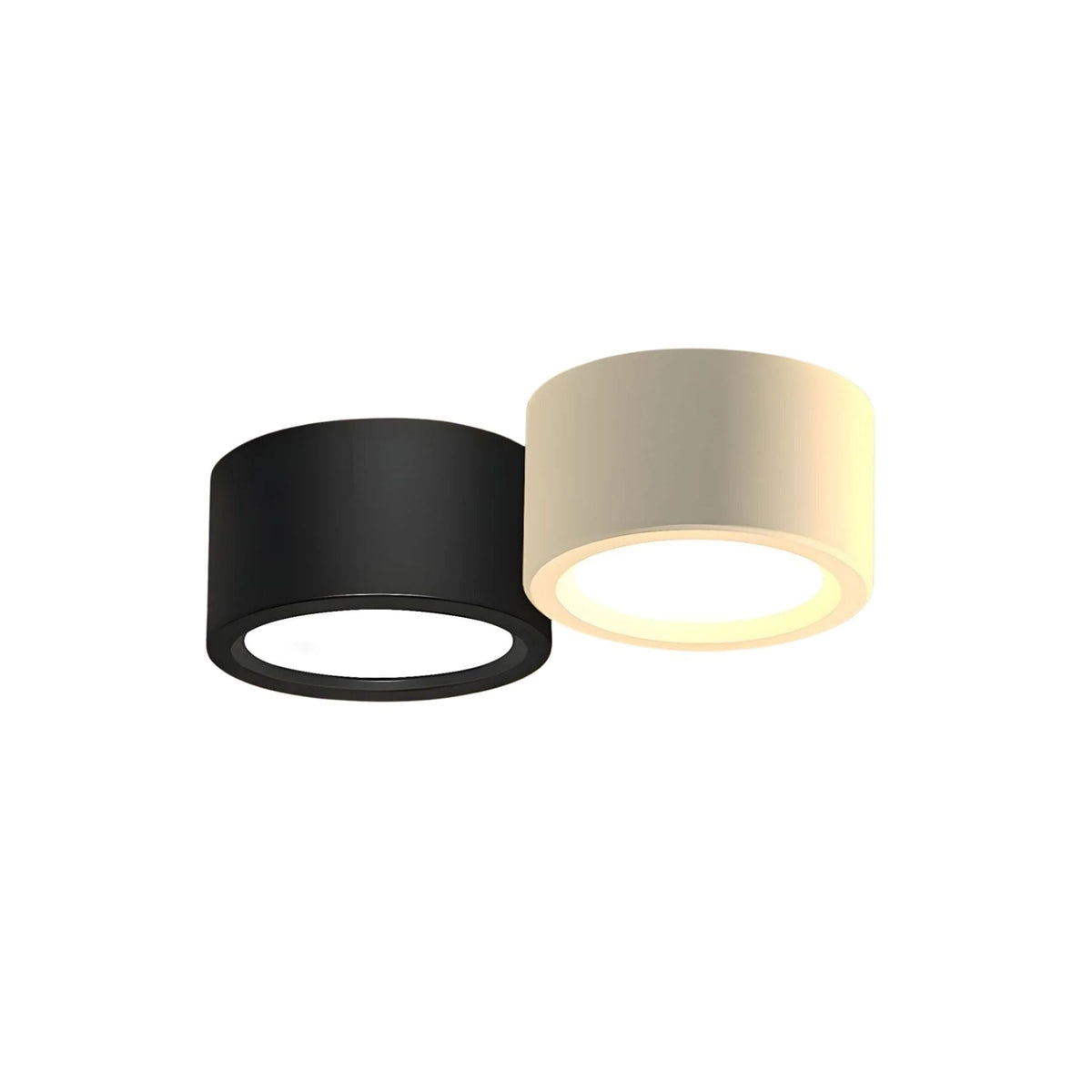 CylinderLux | Modern Flush Mount Cylinder LED Ceiling Light – Energy Efficient
