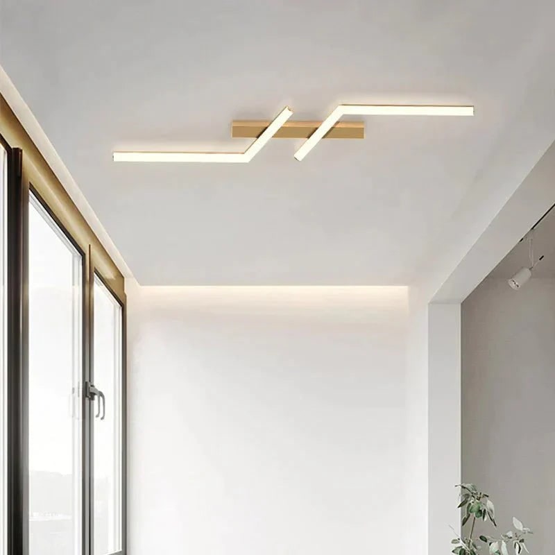 LuminaLine | Remote-Controlled Dimmable Linear LED Ceiling Light