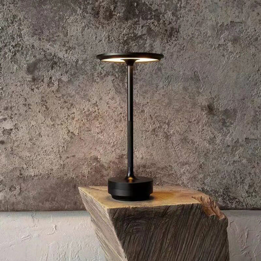 Elvar | Rechargeable Aluminium Flying Saucer Table Lamp