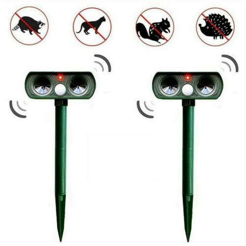 SafeGuard | Motion-Activated Ultrasonic Solar Animal Repeller