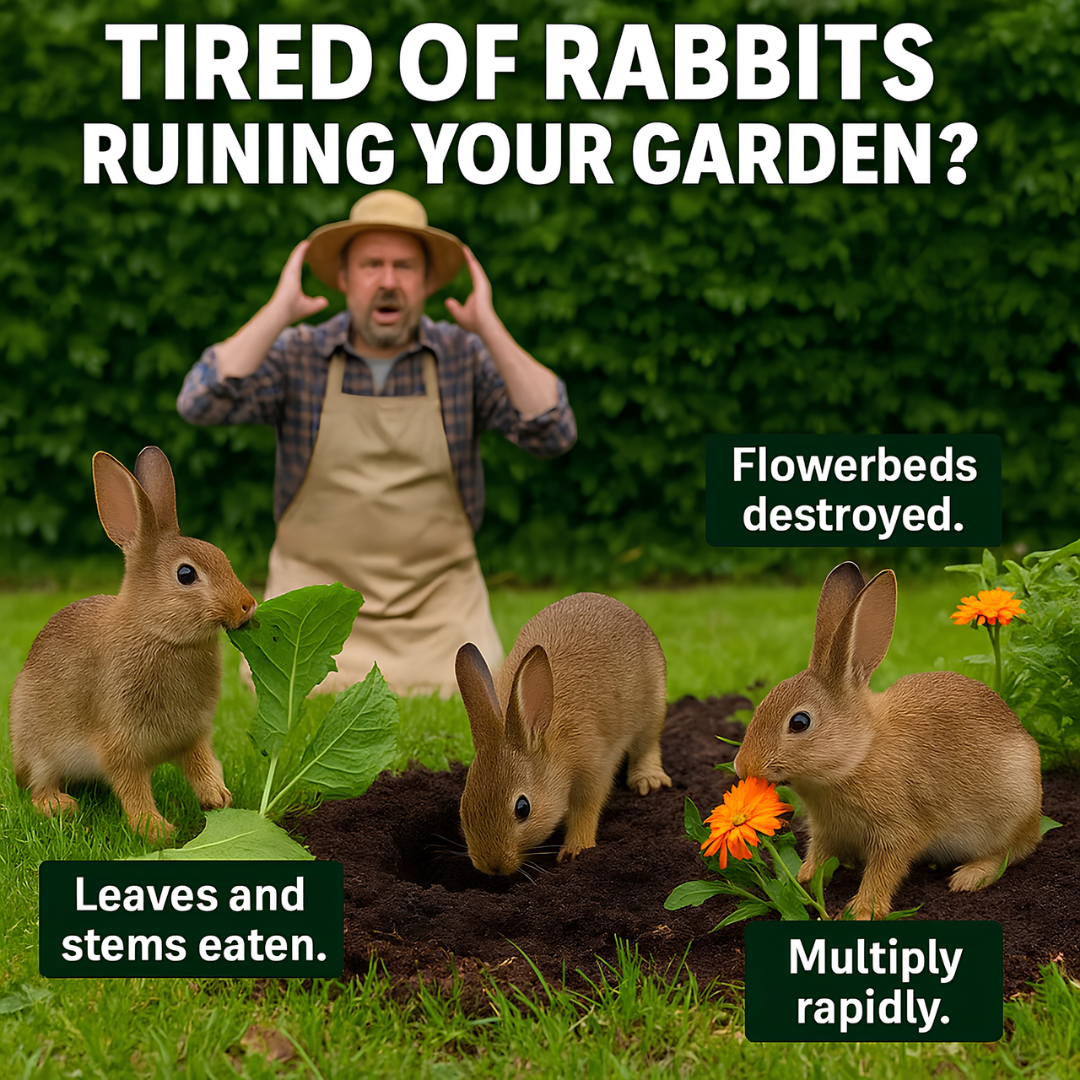 AviGuard | Deterrent Humane Solar-Powered Ultrasonic Rabbit Repeller