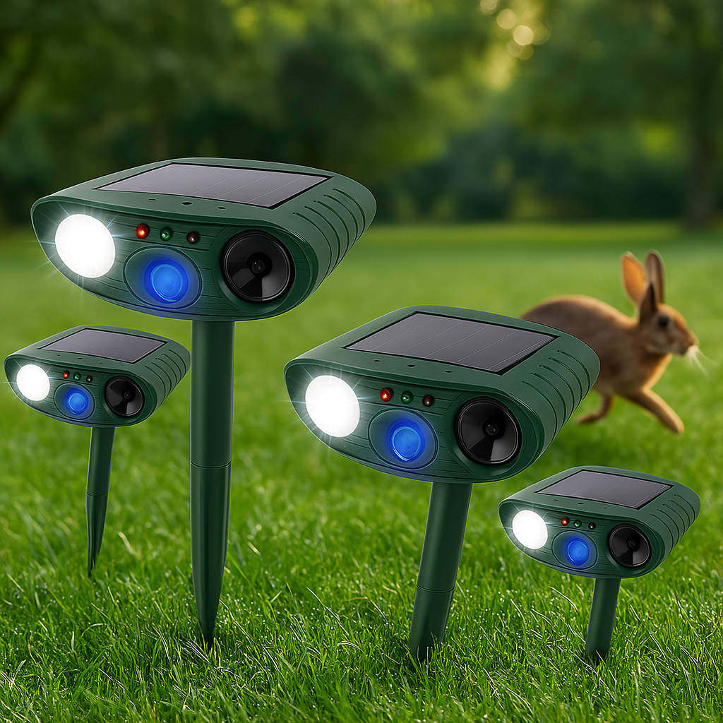AviGuard | Deterrent Humane Solar-Powered Ultrasonic Rabbit Repeller