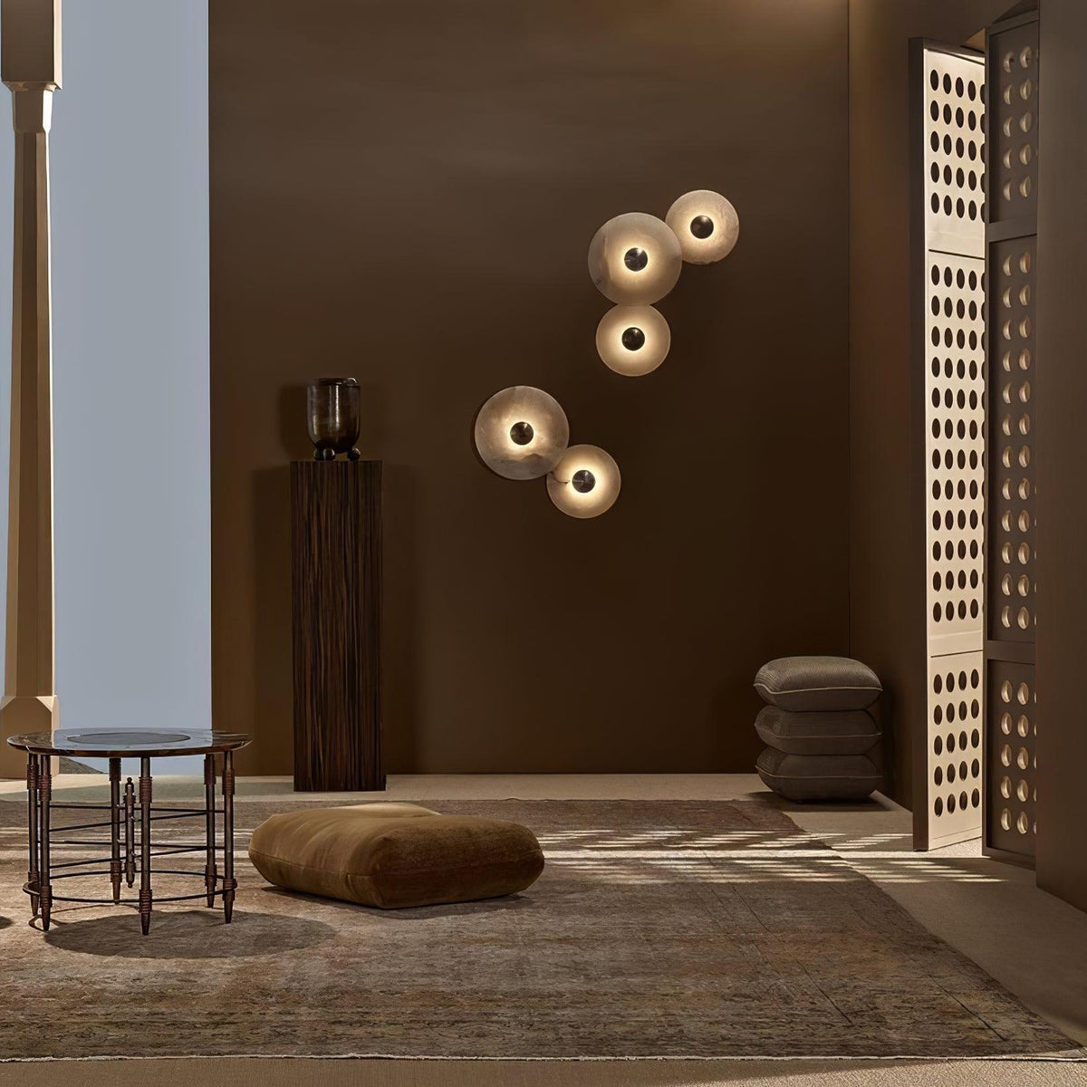 WallGlow | Stylish Round LED Flush Mount Wall Light