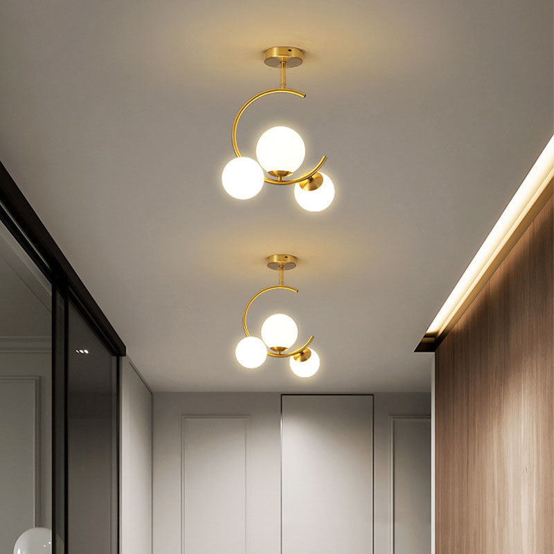 ScandiGlobe | Curved Globe Design Scandinavian Ceiling Light