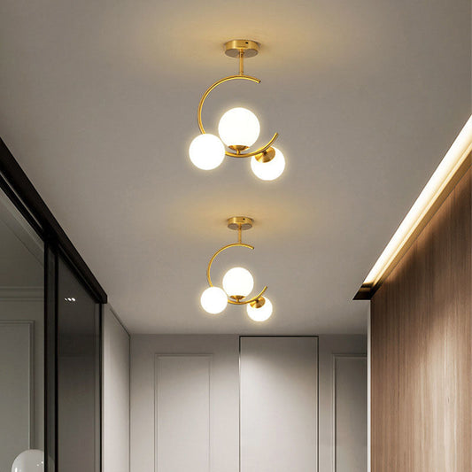 ScandiGlobe | Curved Globe Design Scandinavian Ceiling Light