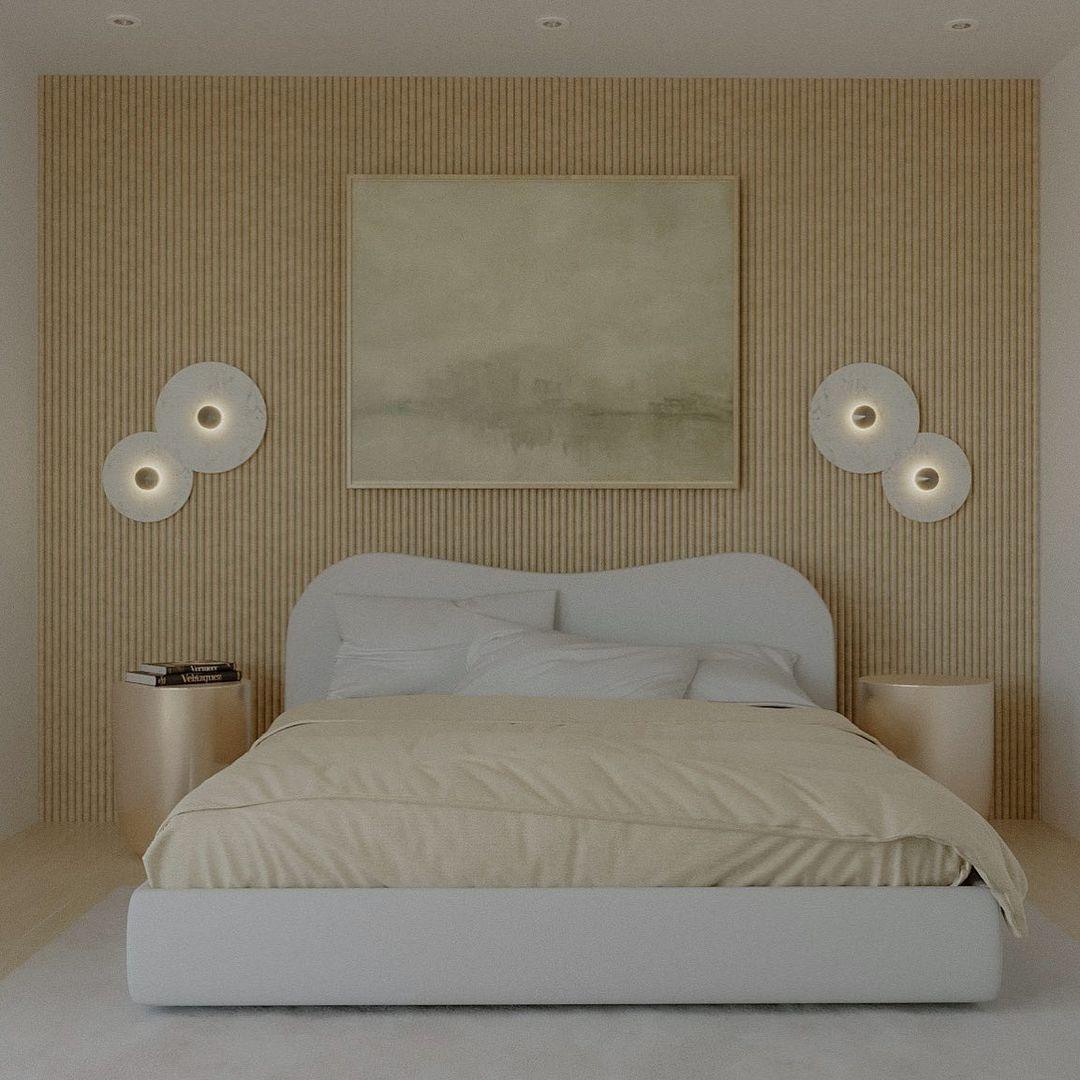 WallGlow | Stylish Round LED Flush Mount Wall Light