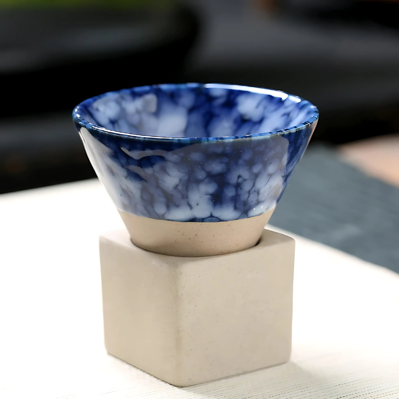 EarthKiln | Artfully Glazed 2-Piece Traditional Mug Set