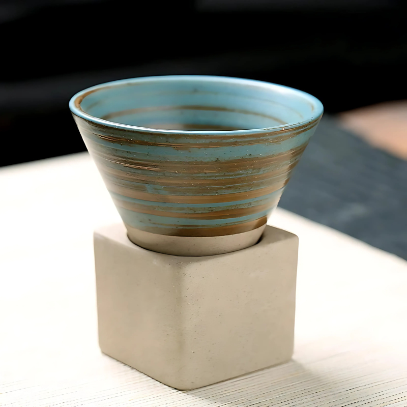 EarthKiln | Artfully Glazed 2-Piece Traditional Mug Set