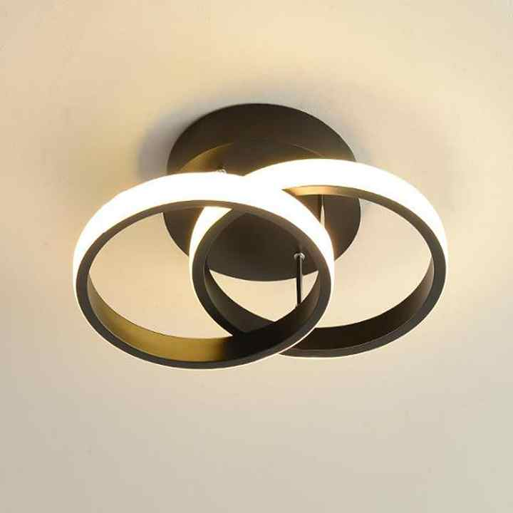 RingLux | Low-Profile LED Ceiling Light with Overlapping Ring Design