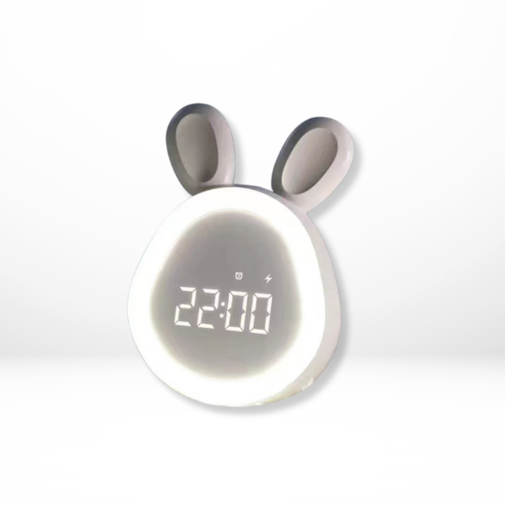 Kids LED Night Light Alarm Clock – Gentle Wake-Up Clock for Children