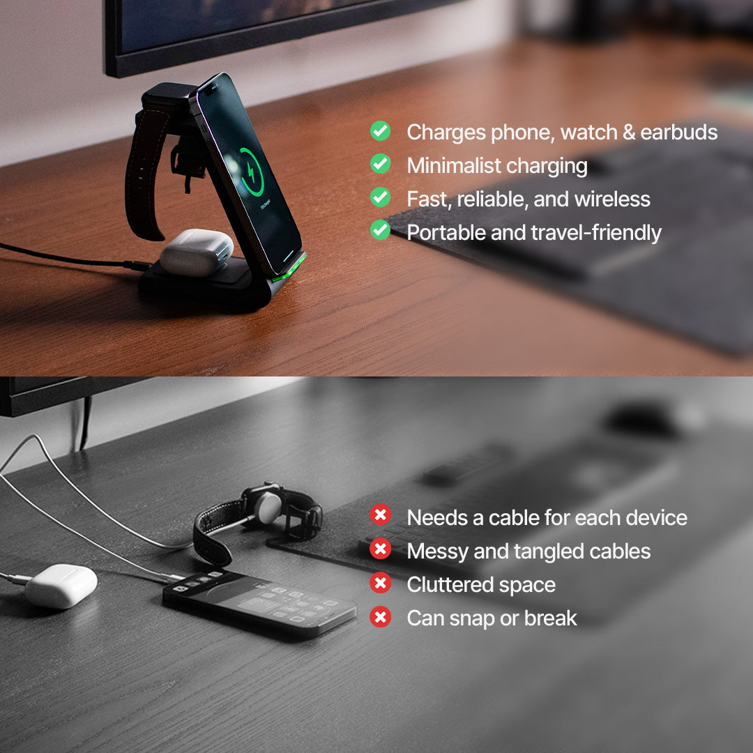 SmartCharge | High-Speed Wireless Charging Hub for Multiple Devices