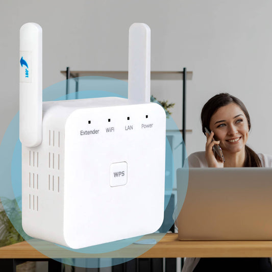 Dual-Band WiFi Range Extender for Home Signal Boosting