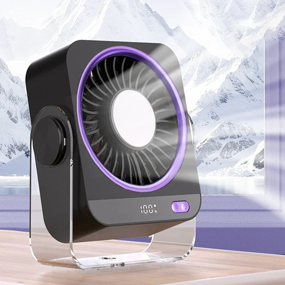 SmartFlow | Portable Rechargeable Desk Fan for Home and Office Use