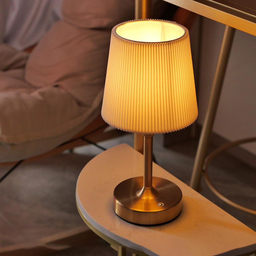 Niva | Rechargeable Nordic Telescopic Fabric Table Lamp