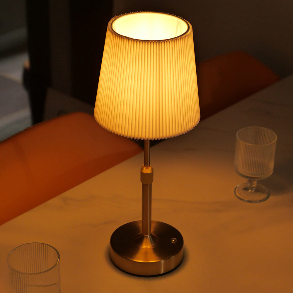 Niva | Rechargeable Nordic Telescopic Fabric Table Lamp