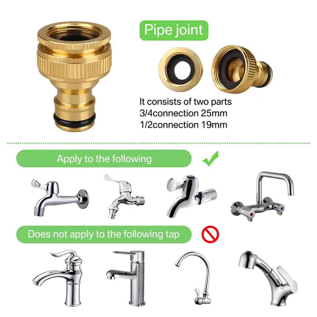Expandable Garden Hose – Leak-Proof Hose with 8-Function Spray Nozzle