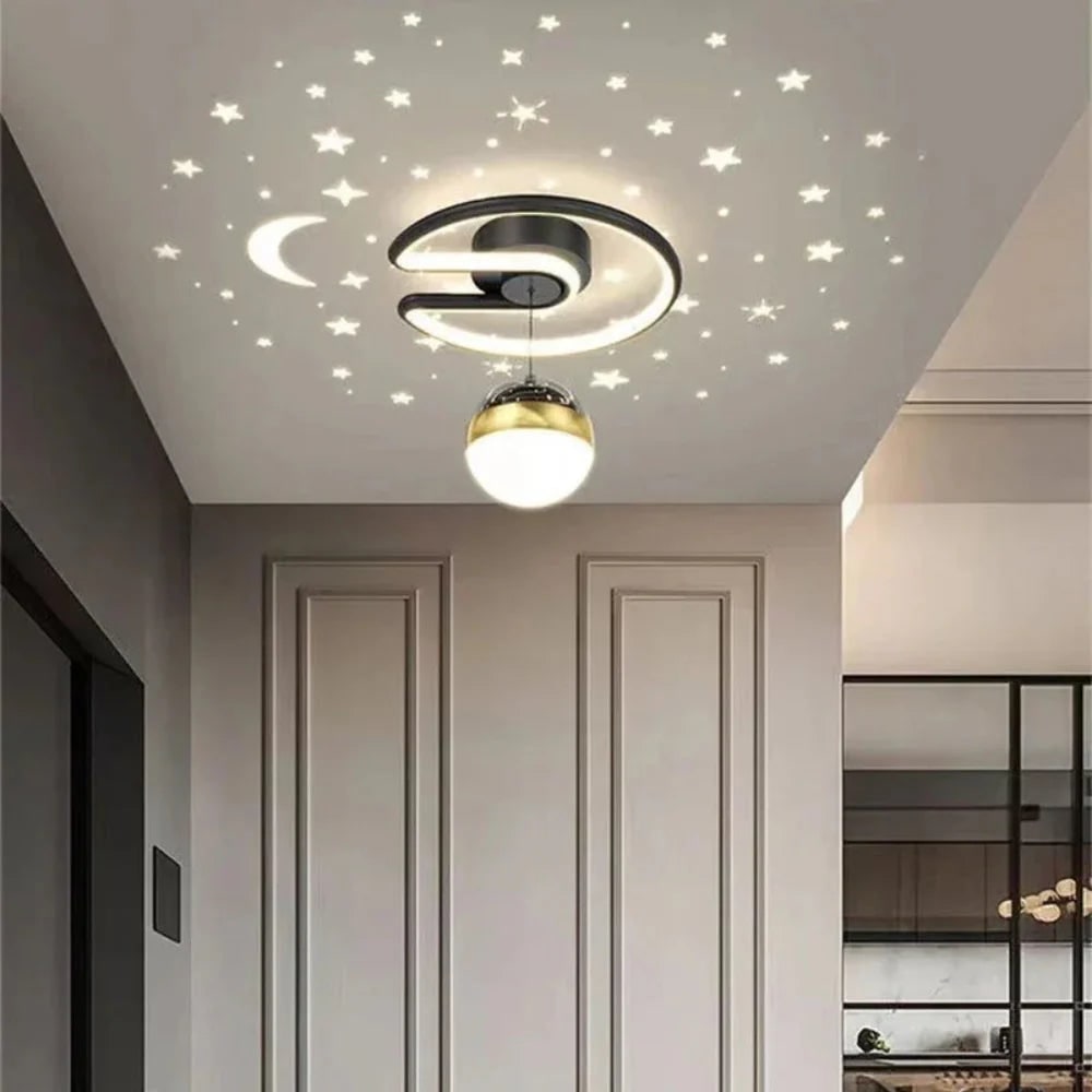 StarGlow | Children's Dimmable LED Ceiling Light with Star Projection