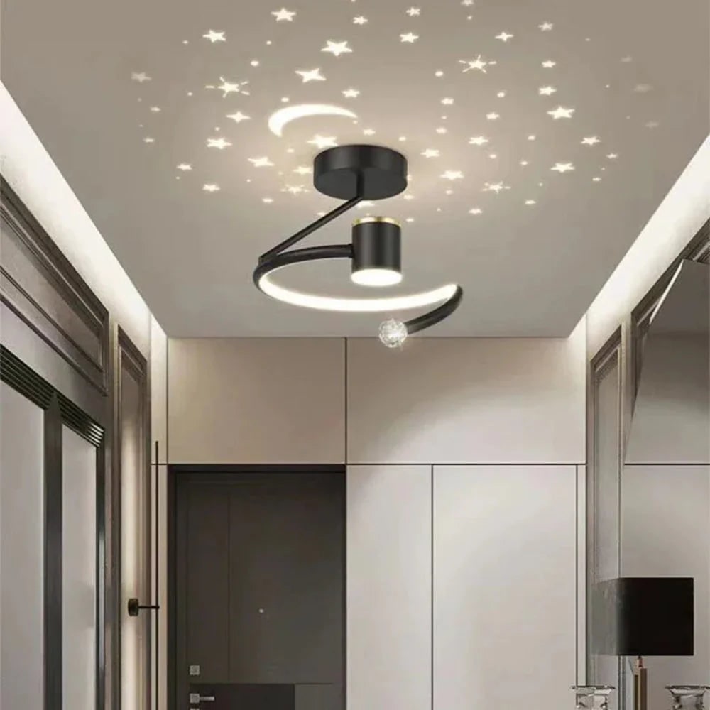 StarGlow | Children's Dimmable LED Ceiling Light with Star Projection