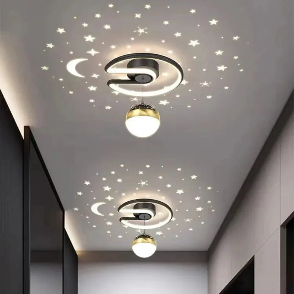 StarGlow | Children's Dimmable LED Ceiling Light with Star Projection