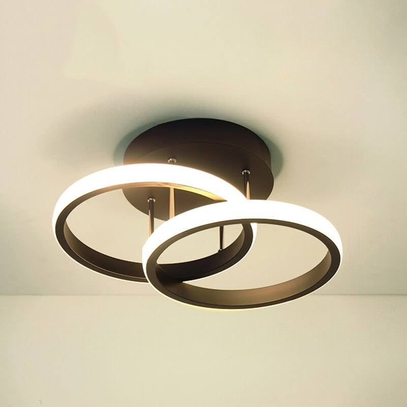 RingLux | Low-Profile LED Ceiling Light with Overlapping Ring Design