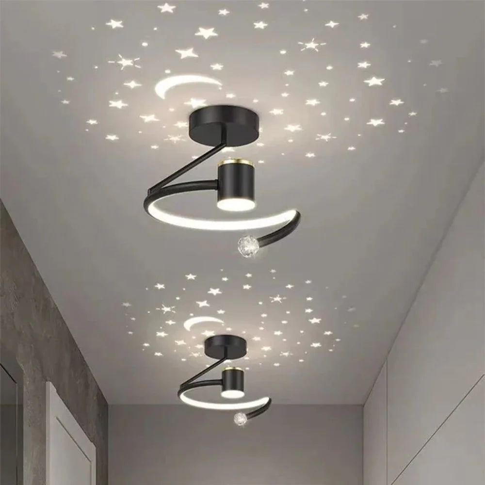 StarGlow | Children's Dimmable LED Ceiling Light with Star Projection
