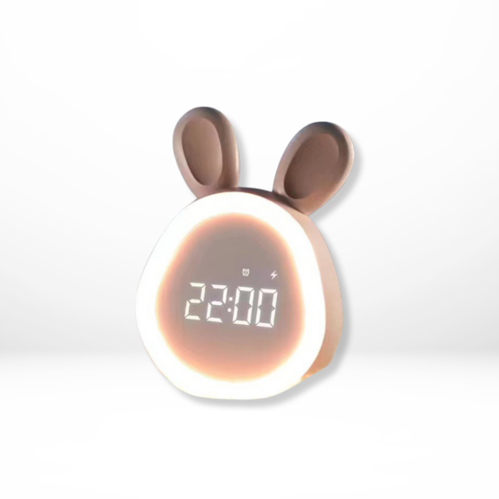Kids LED Night Light Alarm Clock – Gentle Wake-Up Clock for Children