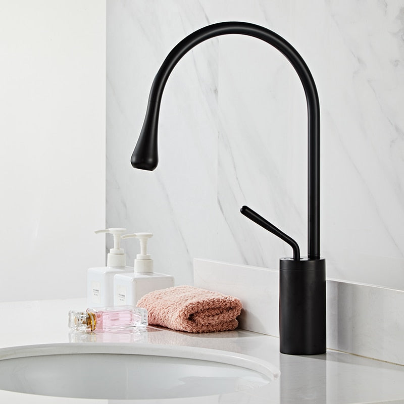 AquaTwist | Premium Bathroom Faucet – Rotating Spout Design for Modern Bathrooms