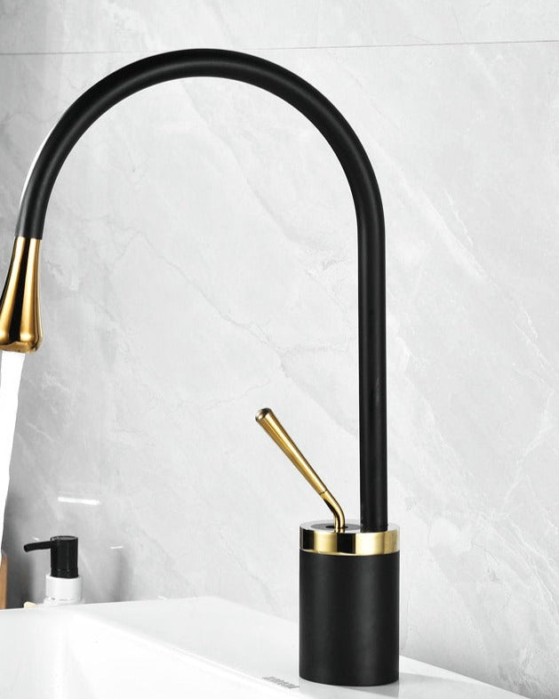 AquaTwist | Premium Bathroom Faucet – Rotating Spout Design for Modern Bathrooms