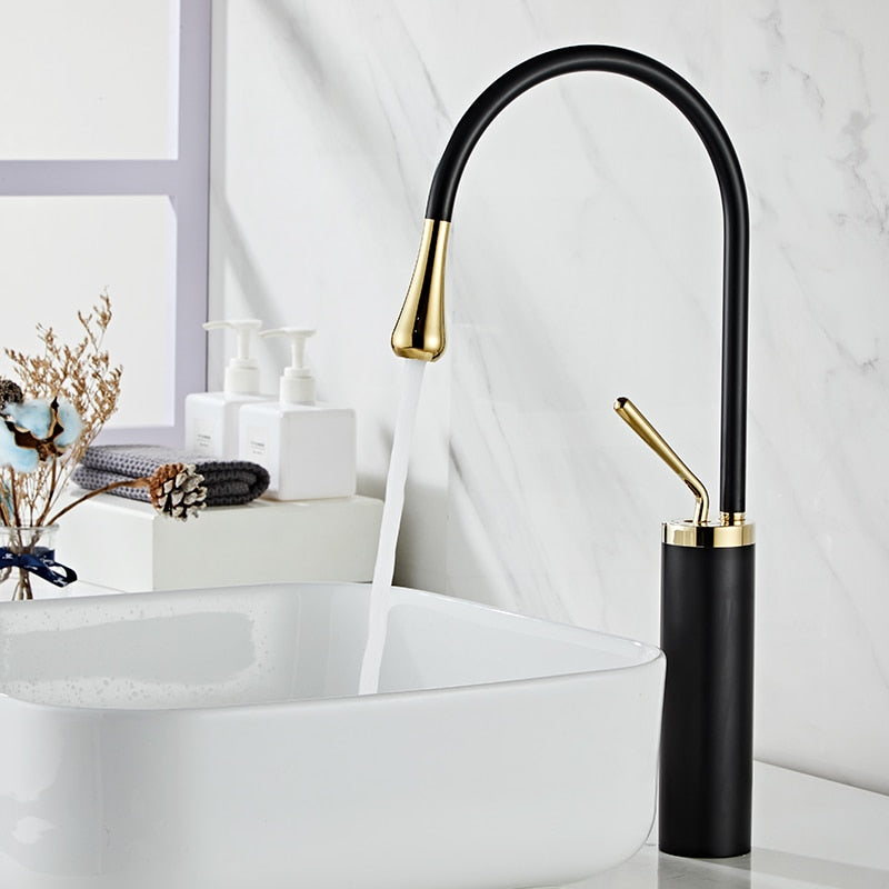 AquaTwist | Premium Bathroom Faucet – Rotating Spout Design for Modern Bathrooms