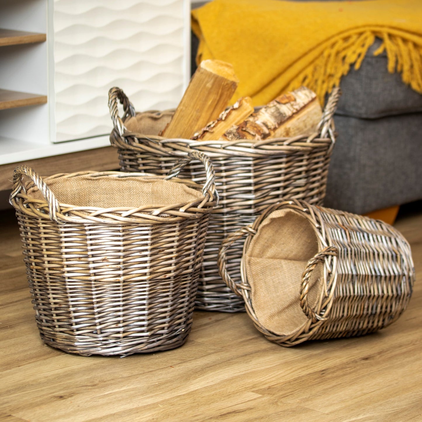 Bramble | Wicker Log Basket