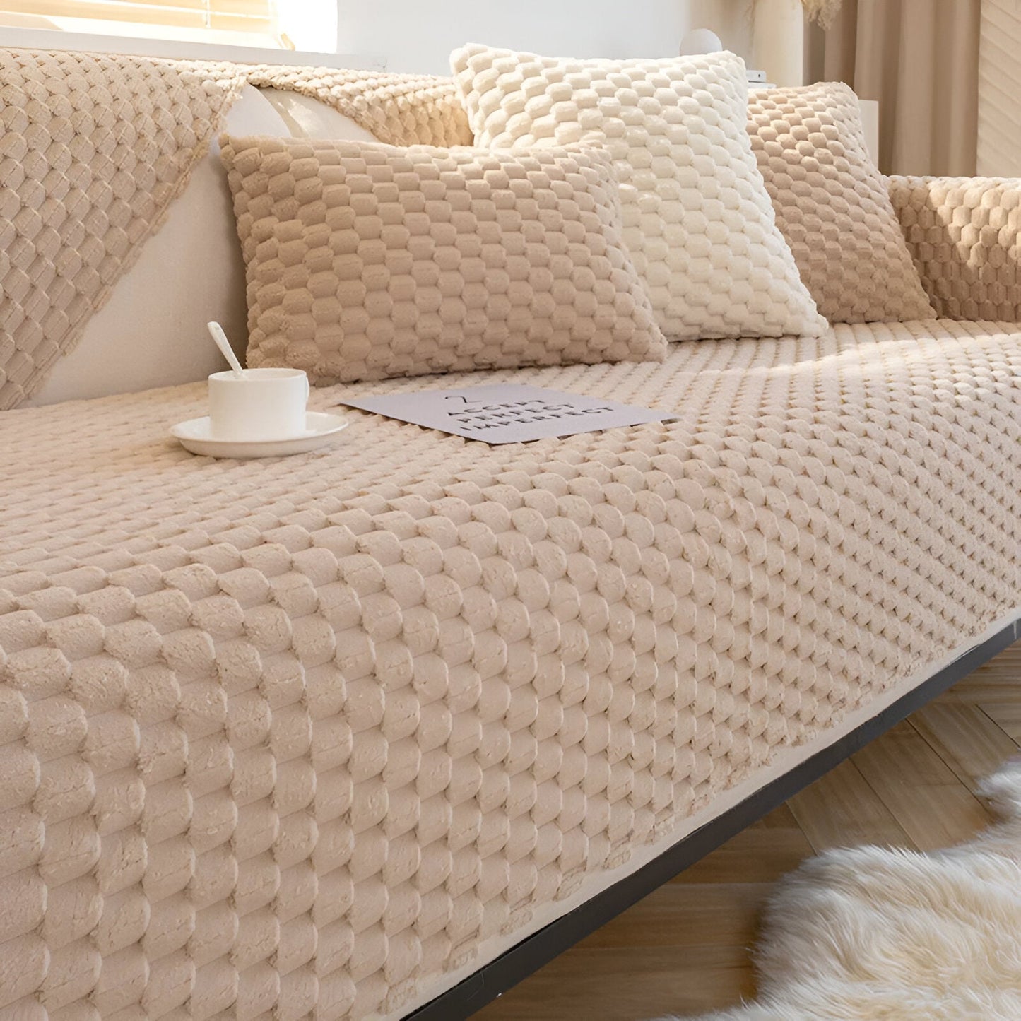 CushionLuxe | Elegant Non-Slip Sofa Cushion for Protection & Comfort