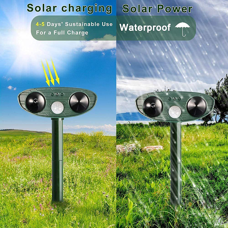 AviGuard | Deterrent Humane Solar-Powered Ultrasonic Rabbit Repeller
