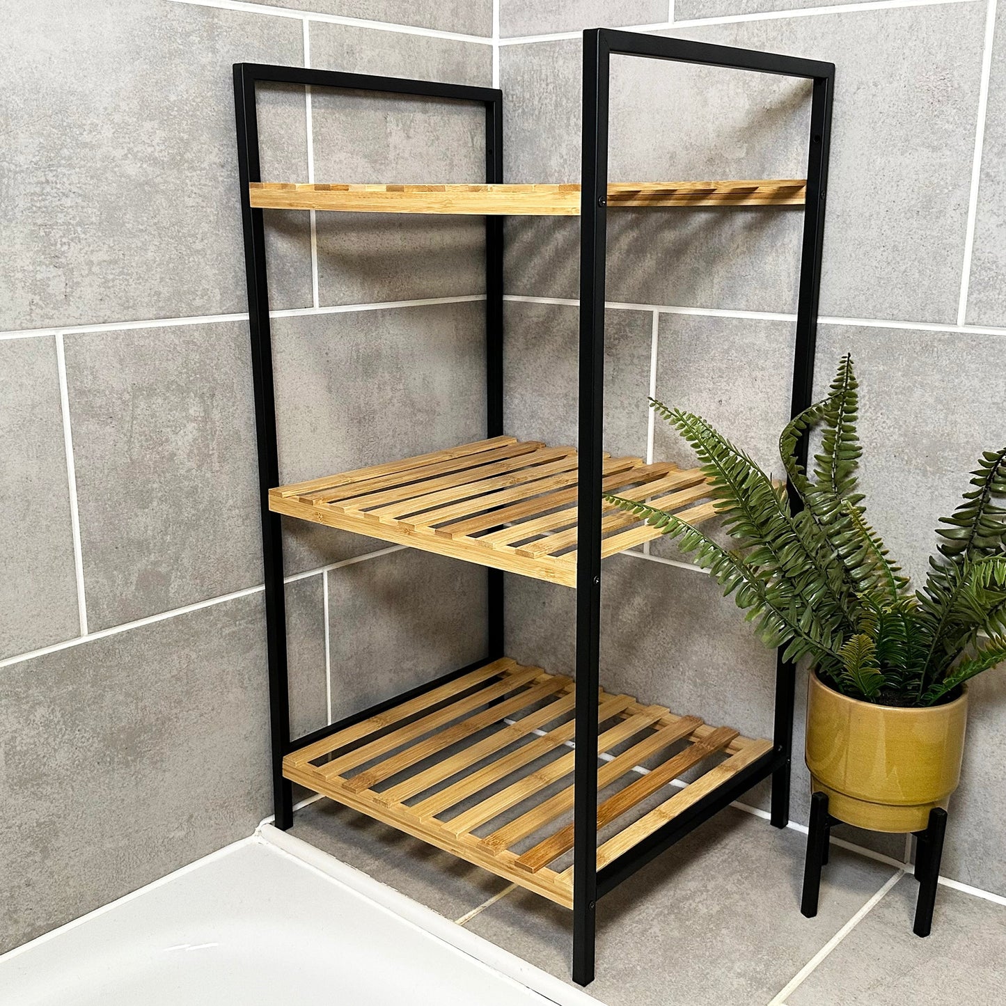 Nuvik | 3 Tier Bathroom Rack