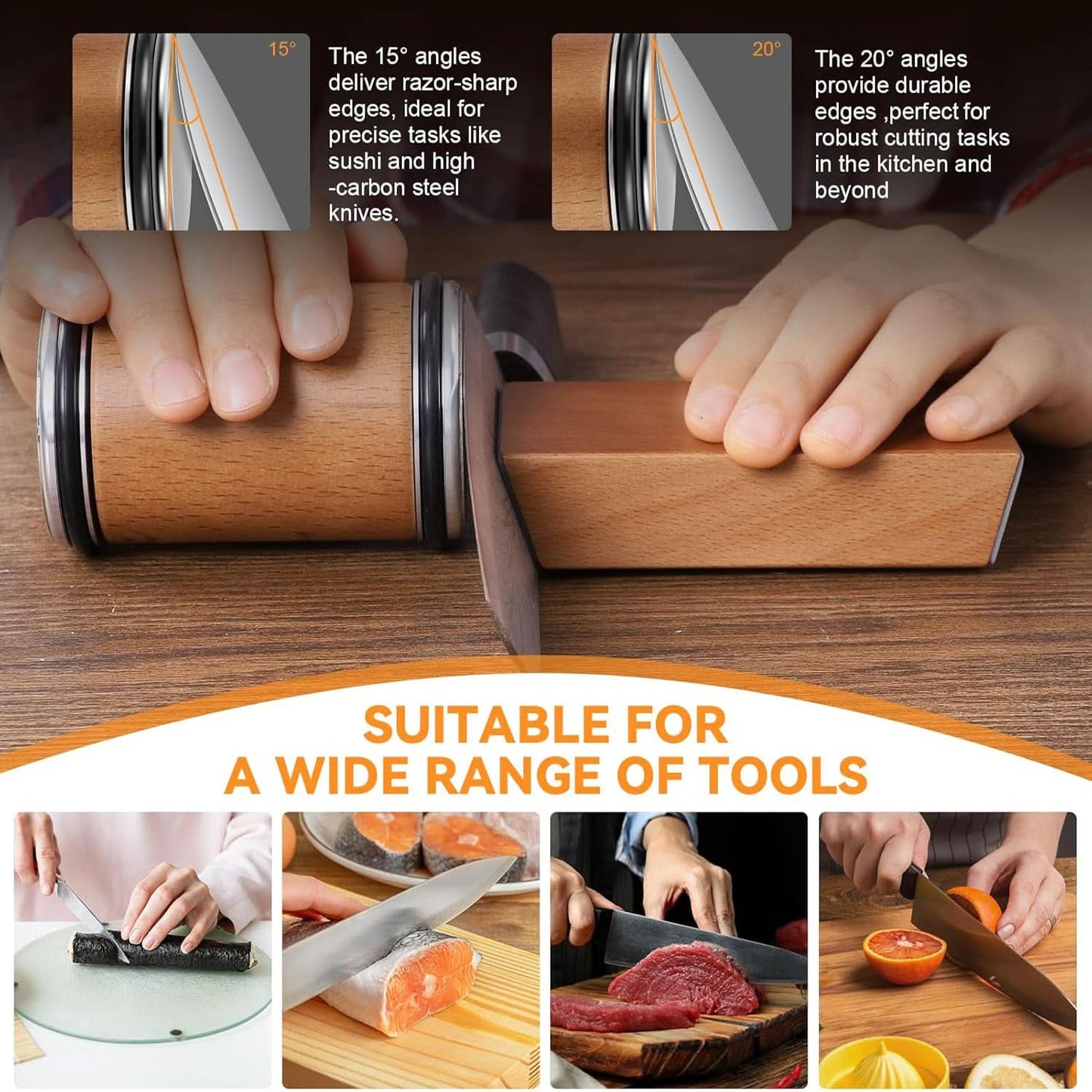 EdgeGlide | Precision Rolling Knife Sharpener – Professional-Grade Edges