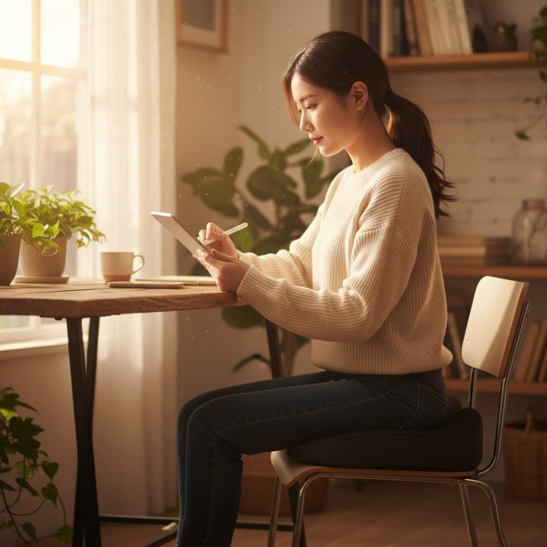 PosturePlush | Ergonomically Designed Contoured Seat Cushion