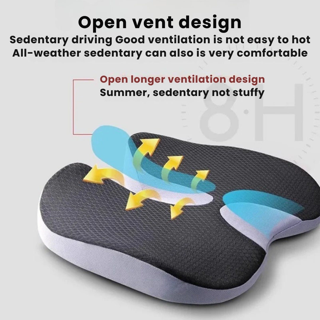 PosturePlush | Ergonomically Designed Contoured Seat Cushion
