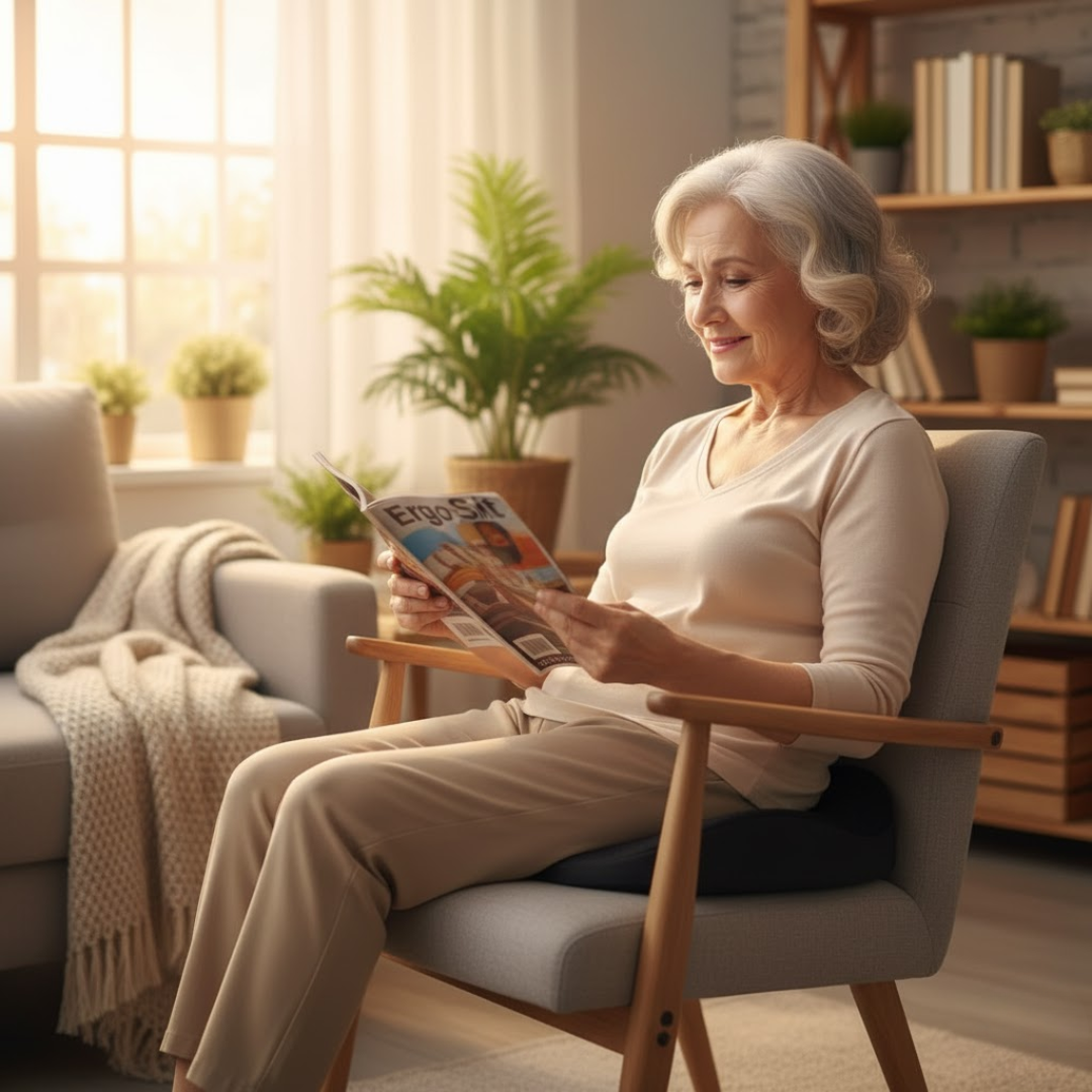PosturePlush | Ergonomically Designed Contoured Seat Cushion