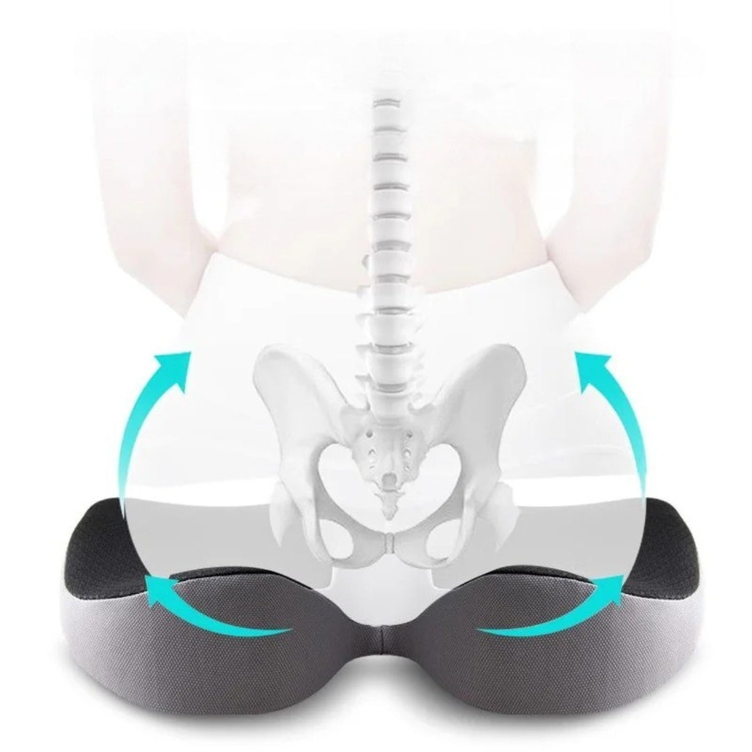 PosturePlush | Ergonomically Designed Contoured Seat Cushion